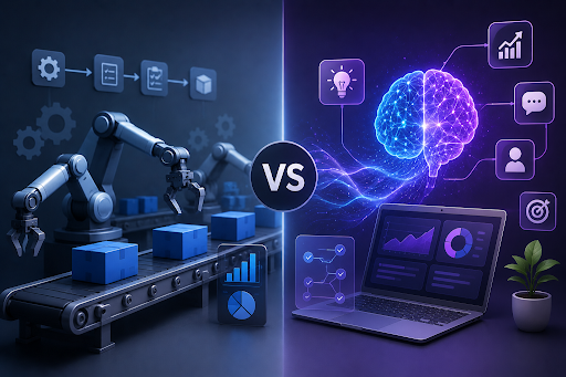AI vs Normal Automation: What’s Actually Different for Your Business?